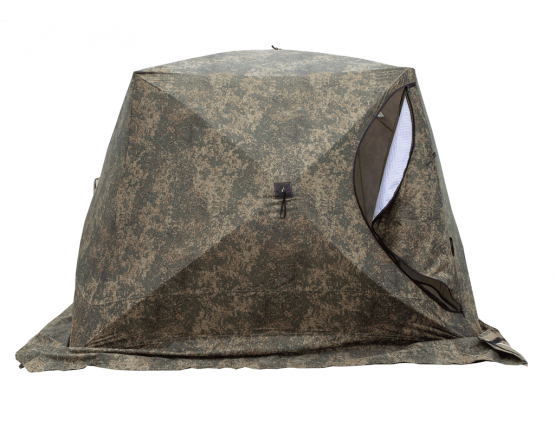 Зимняя палатка Стэк Куб-4Т трехслойная камуфляж