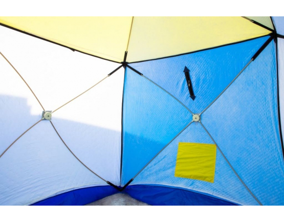 Зимняя палатка Стэк Куб-2 трехслойная дышащая