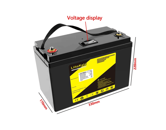Аккумулятор LiFePo4 LiitoKala 12V 100Ah LCD ЗУ