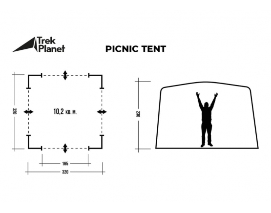 Шатер Trek Planet Picnic Tent