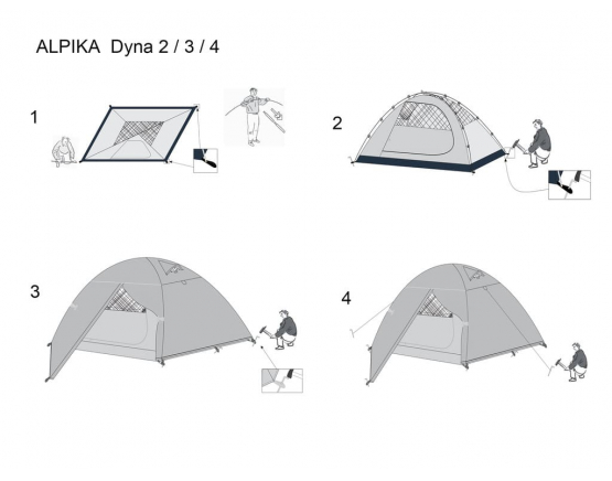 Летняя палатка Alpika Dyna-3