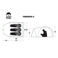 Летняя палатка JUNGLE CAMP Toronto 3